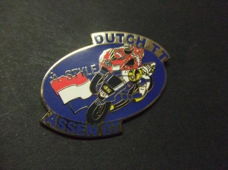 Dutch TT assen A. Style 2007 winnaar Valentino Rossi